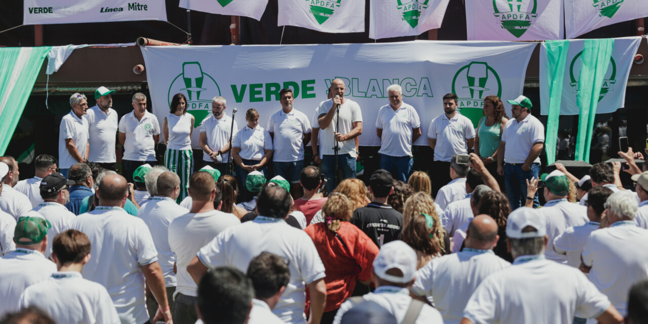 Elecciones en APDFA: Cierre de la Verde y Blanca: Salom llamó a fiscalizar, “el 2 de marzo la victoria es de todos nosotros”