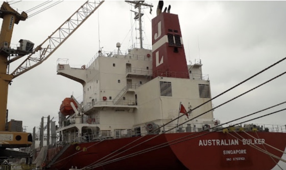 Desde el Puerto de San Pedro se exporta trigo a Brasil