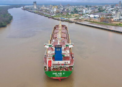 Puerto Concepción del Uruguay supera las 180.000 toneladas exportadas en 2024