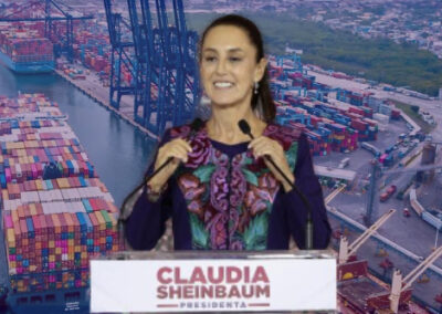 Modernizar los puertos y potenciar el Comercio Exterior ejes del plan de gobierno de Claudia Sheinbaum, Presidenta electa de México