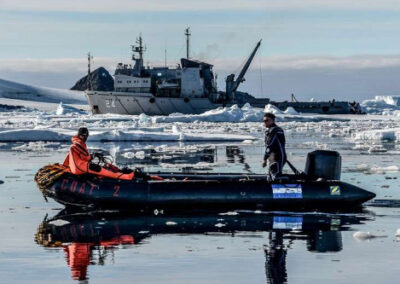 Argentina y Chile presentan la Patrulla Antártica Naval Combinada ante la OMI