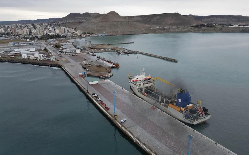 Conclusión exitosa del dragado en el puerto de Comodoro Rivadavia