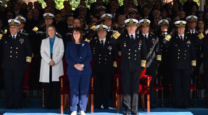 La Prefectura celebró su 214° aniversario en un acto presidido por Patricia Bullrich