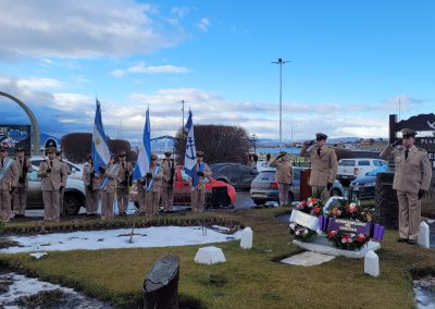 Prefectura homenajeó al primer argentino establecido en Ushuaia   