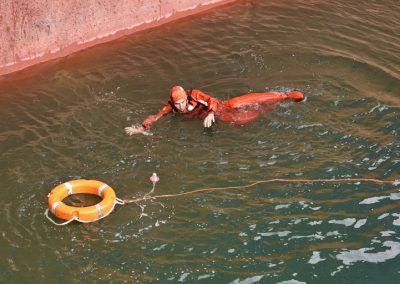 Puerto Quequén realiza exitoso simulacro de “Hombre al Agua” en Sitio 1