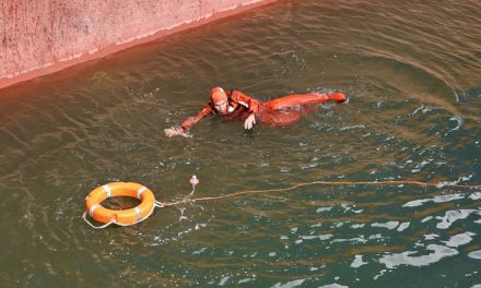 Puerto Quequén realiza exitoso simulacro de “Hombre al Agua” en Sitio 1