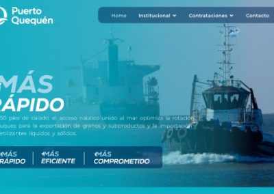 Puerto Quequén estrena Sitio Web para mejorar la experiencia del usuario