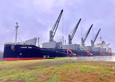 El Puerto de Concepción del Uruguay continúa con intensa actividad de exportación y acopio de granos