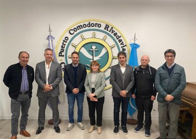 Funcionarios de la AGP visitan Comodoro Rivadavia en su recorrido por los puertos de Chubut