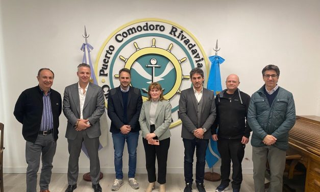 Funcionarios de la AGP visitan Comodoro Rivadavia en su recorrido por los puertos de Chubut