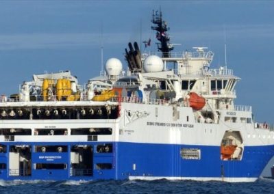 El Buque Sismográfico Prospector Llega al Puerto de Comodoro Rivadavia