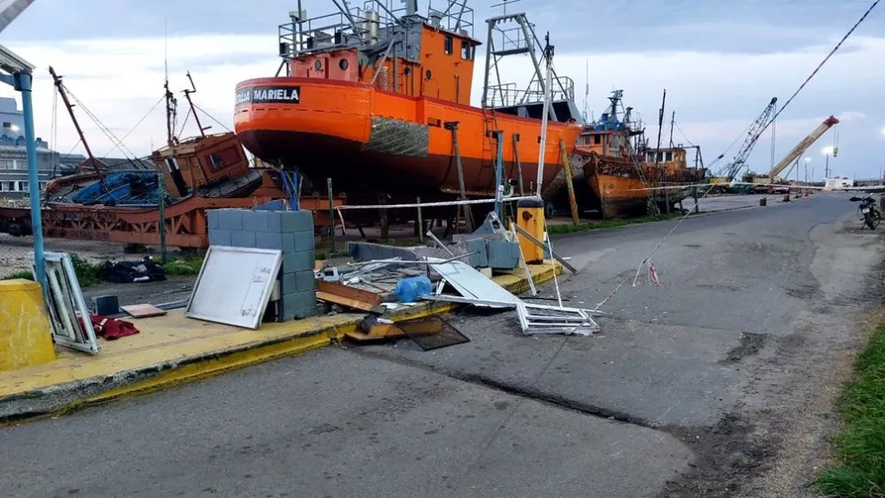 Accidente en el Puerto de Mar del Plata deja dos heridos en el Espigón 10