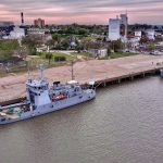 Un segundo buque de la Armada Argentina continúa con el balizamiento del río Uruguay