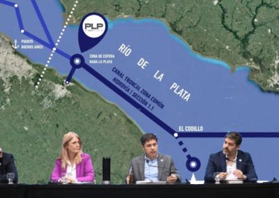 Axel Kicillof: La provincia de Buenos Aires quiere construir el Canal Magdalena