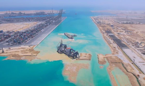 Van Oord finalizó el dragado del puerto de Ain Sokhna, impulsando la Zona Económica del Canal de Suez