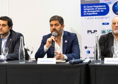 Carli Bianco presentó el Plan Integral de Desarrollo Costero en Jornada sobre el Canal Magdalena