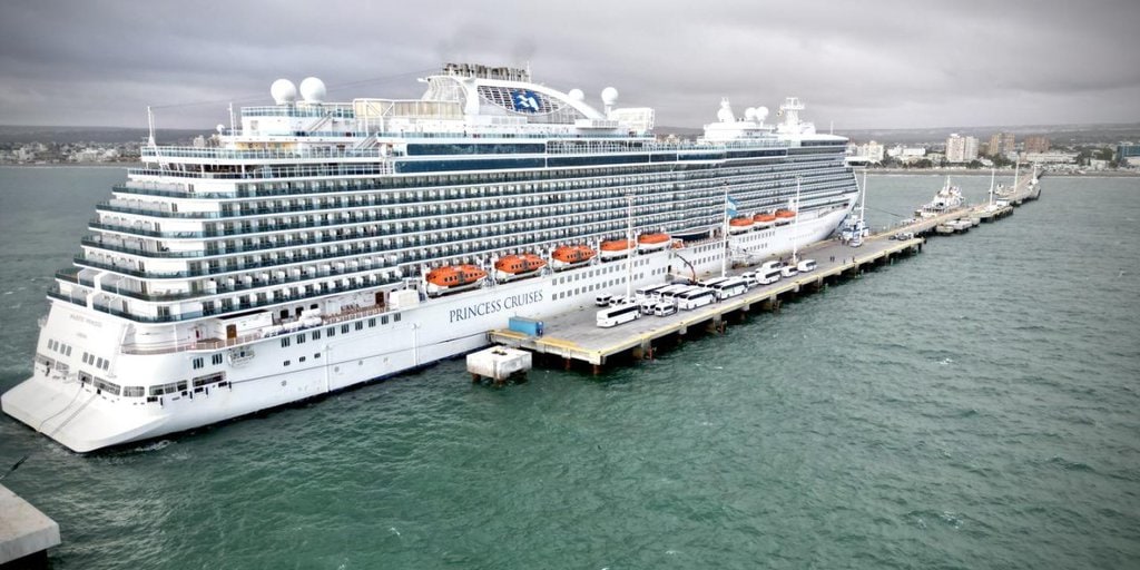 Puerto Madryn recibe al imponente Majestic Princess