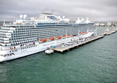 Puerto Madryn recibe al imponente Majestic Princess