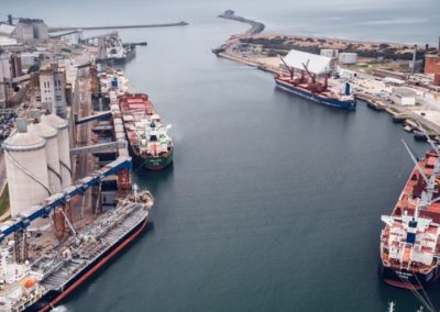 Puerto Quequén inicia el año con récord de exportaciones y mejoras estratégicas