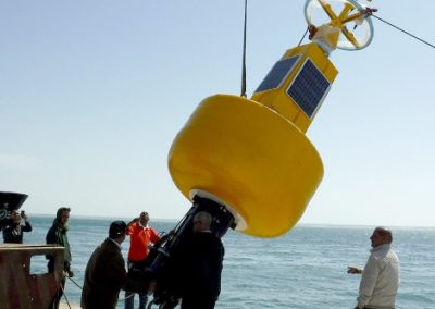 Tecnología en el Golfo: reubican boya oceanográfica en San Jorge