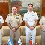 La Prefectura Naval Argentina recibe al nuevo oficial de enlace de DIRECTEMAR de Chile