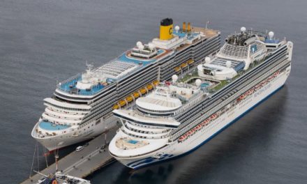 Arribo de lujo en el puerto de Ushuaia: dos imponentes cruceros engalanaron el puerto más austral del mundo